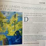 Article sur l'atelier d'arts plastiques dans Clichy Actus